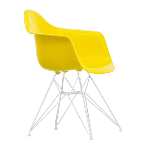 Cadeira de Braços em Plástico Eames DAR / Base Branca